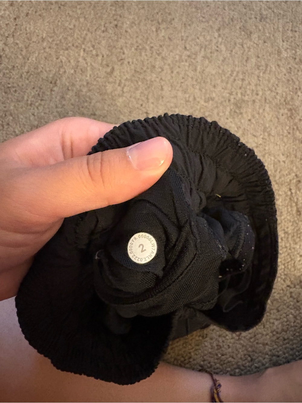 lululemon athletica Women's Black Running Shorts - Picture 2 of 3